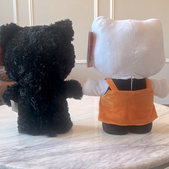 Hello Kitty Pumpkin and Black Cat Steppers. Set of 2 - Picture 7 of 7